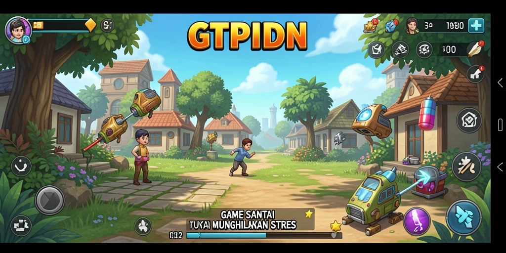 Screenshot GTPIDN menampilkan gameplay yang seru dan santai.