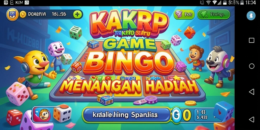 Tampilan gameplay Bingo KAKRP yang menarik dan interaktif.